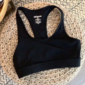 All Access Black sports bra worn once